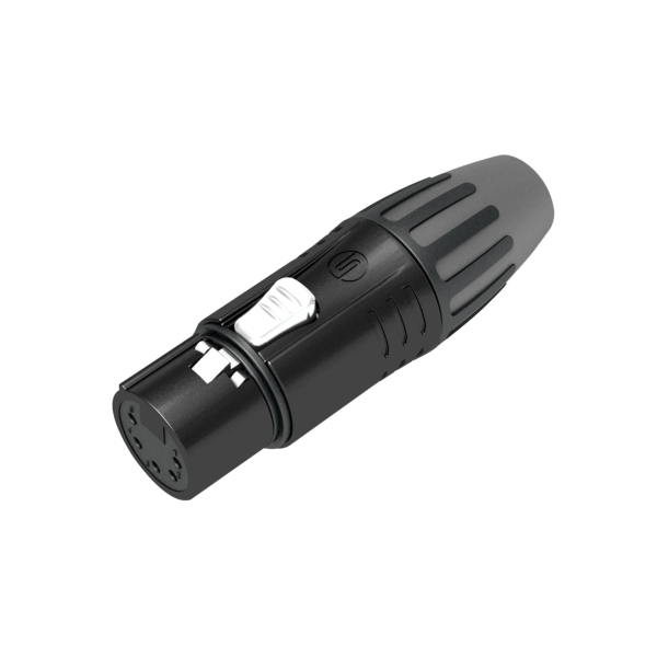 Seetronic 5-Pin Female XLR - Black (SCMF5-B)