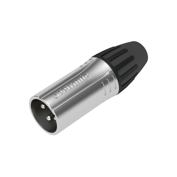 Seetronic 3-Pin Male XLR - Silver (SCMM3)