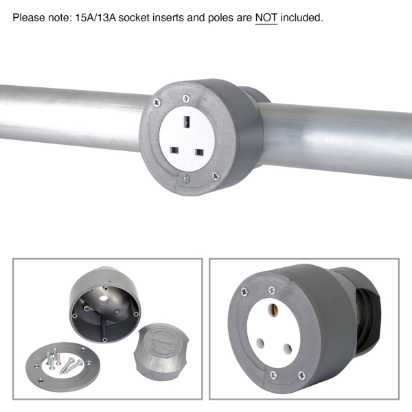 Robolights Grey Smart Socket Set for 13A/15A (SSS/15A/G)