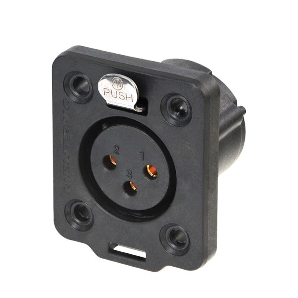 Neutrik NC3FDX-TOP 3-Pin XLR Female Chassis Socket, IP65