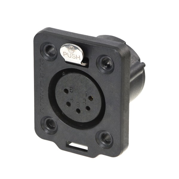 Neutrik NC5FDX-TOP 5-Pin XLR Female Chassis Socket, IP65