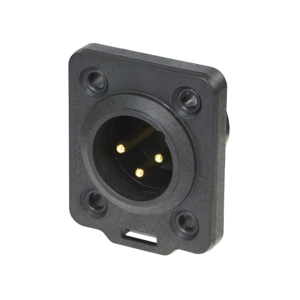 Neutrik NC3MDX-TOP 3-Pin XLR Male Chassis Socket, IP65