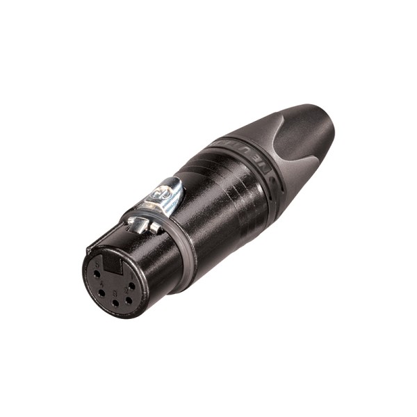 Neutrik NC5FXX-B 5-Pin XLR Female Cable Connector - Black