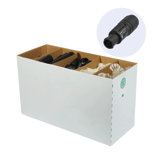 Neutrik NAC3F-TRUE1-S-D PowerCON TRUE1 Output Connector for 6-12mm Cable (Pack of 50)