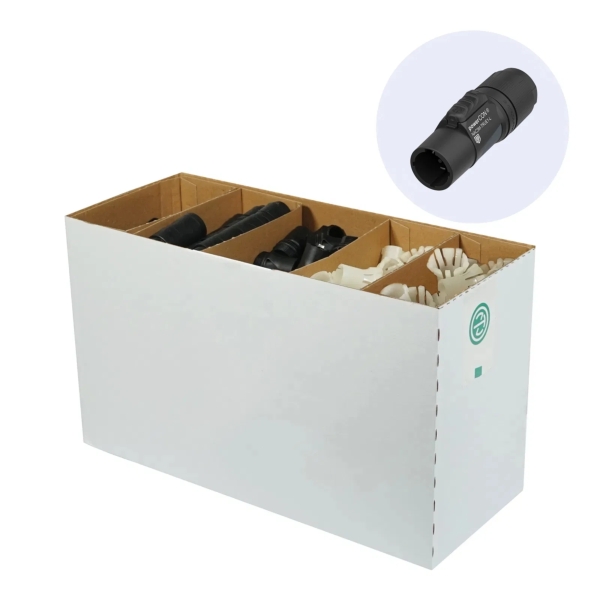 Neutrik NAC3M-TRUE1-L-D PowerCON TRUE1 Input Connector for 10-16mm Cable (Pack of 50)