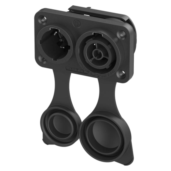 Neutrik NAC3PX-TRUE1 PowerCON TRUE1 Chasis Input & Output Connector with Sealing Cap
