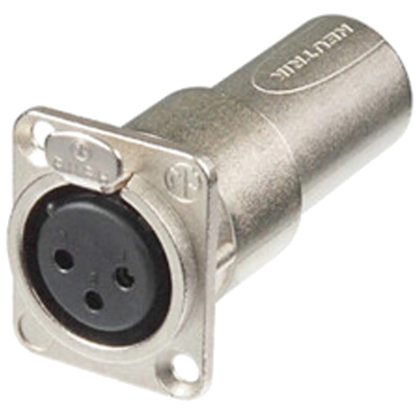 Neutrik NA3FDM Female to Male 3-Pin XLR Feedthrough Adaptor