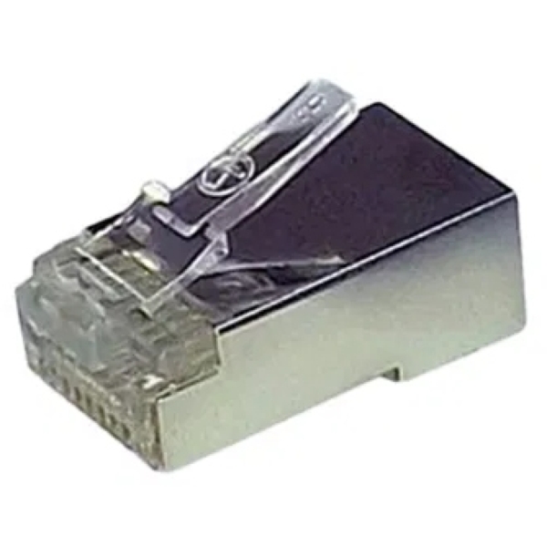 CAT6 Speedy RJ45 Shielded Push Through Crimp Plugs (Pack of 100)