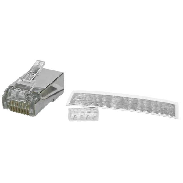 TUK PXcat6S8XL2 CAT6/CAT6A Shielded RJ45 Crimp Plugs (Pack of 50)