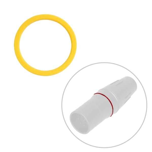 Seetronic SCH-RING-OG H-Series XLR Colour Coding Ring - Orange (Pack of 50)