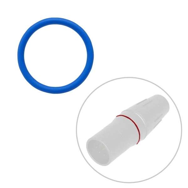 Seetronic SCH-RING-BU H-Series XLR Colour Coding Ring - Blue (Pack of 50)