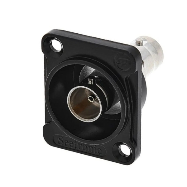 Seetronic SBB75DFGX-B BNC Chasis Connector - Black