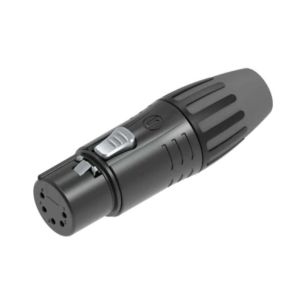 Seetronic SCMF5-BG 5-Pin Female XLR Cable Connector - Black