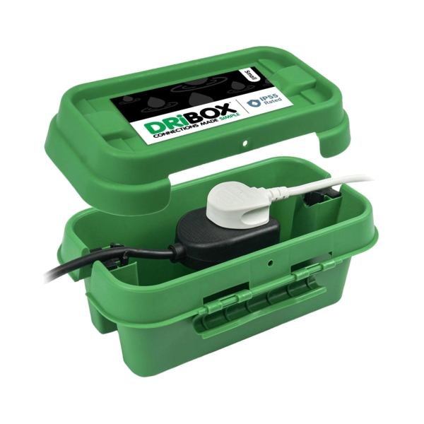 DRiBOX DB200G Weatherproof Small Connection Box, Green - IP55