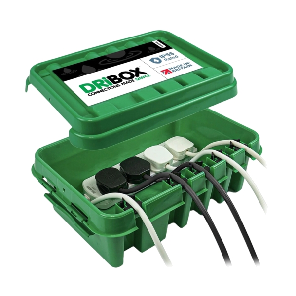 DRiBOX DB285G Weatherproof Medium Connection Box, Green - IP55