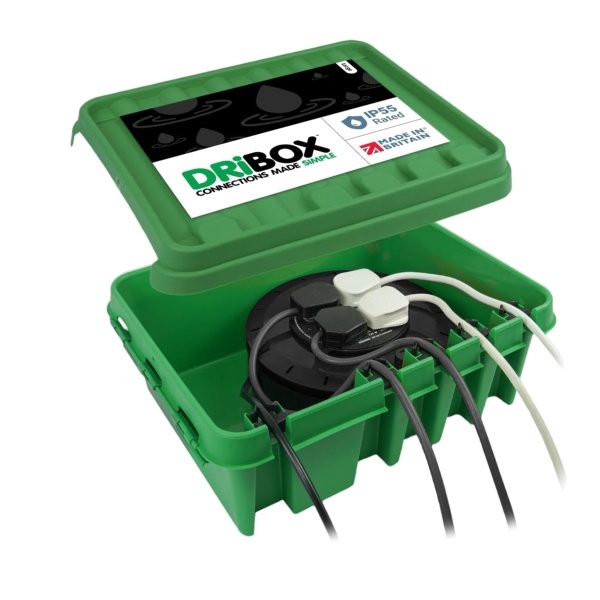 DRiBOX DB330G Weatherproof Large Connection Box, Green - IP55