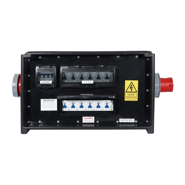 PCE MERZ Distribuzione Scatola 63A 3PH RCBO con Pass Thru 
