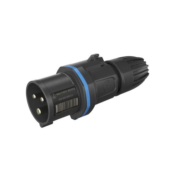 Walther FW211306SK 16A 230V 2P+E Black Plug