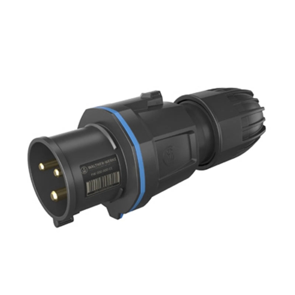 Walther FW231306SK 32A 230V 2P+E Black Plug