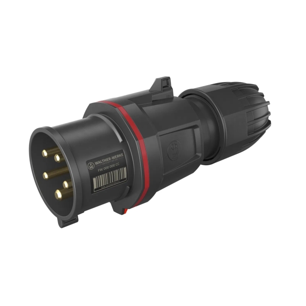 Walther FW231506SK 32A 415V 3P+N+E Black Plug