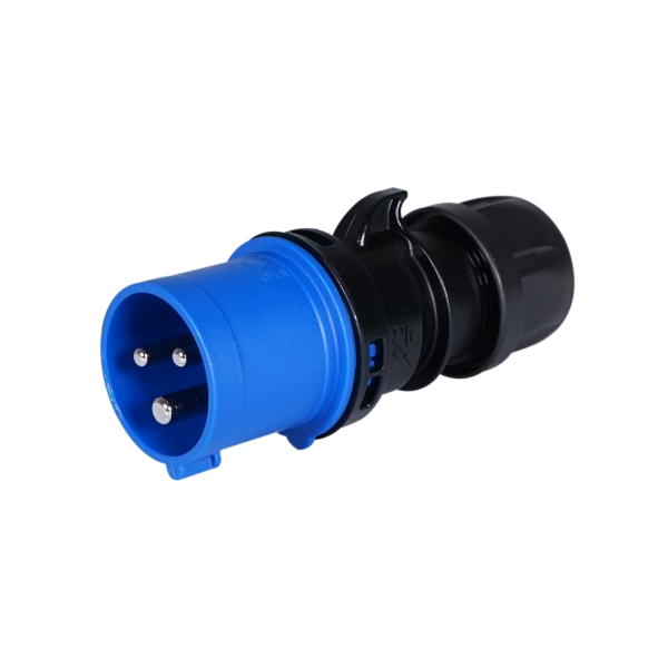 PCE 16A 230V 2P+E Plug (013-6sv)