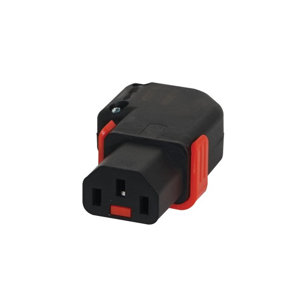 IEC Lock IEC C13 Rewireable Socket (Left/Right)