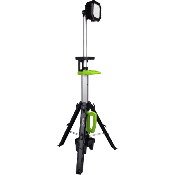 Luceco LILTPV750G65 18V 68W Battery Tripod Light with Battery Adaptors