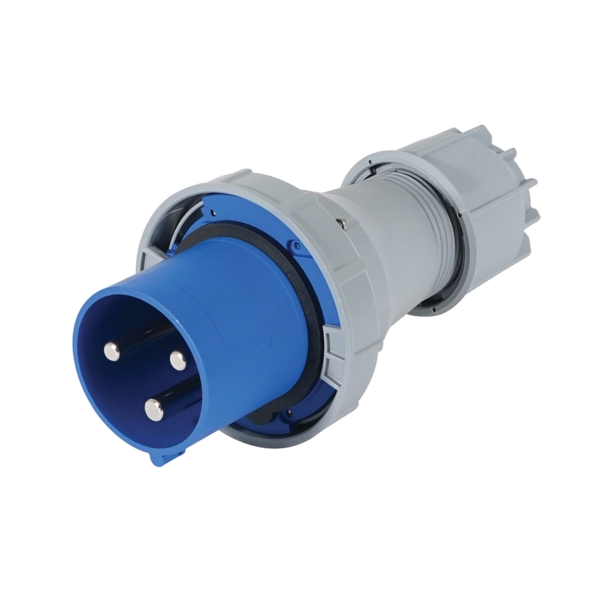 PCE 125A 230V 2P+E Plug (043-6) - IP67