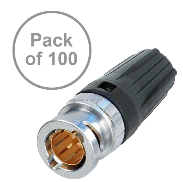 Neutrik NBNC75BTU11-D BNC Connector, rearTWIST Pack of 100