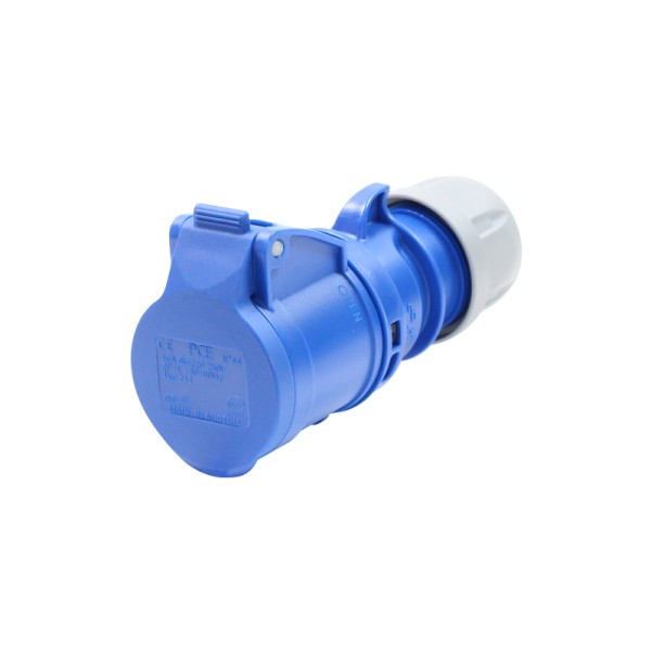 PCE 16A 230V 2P+E Connector (213-6)