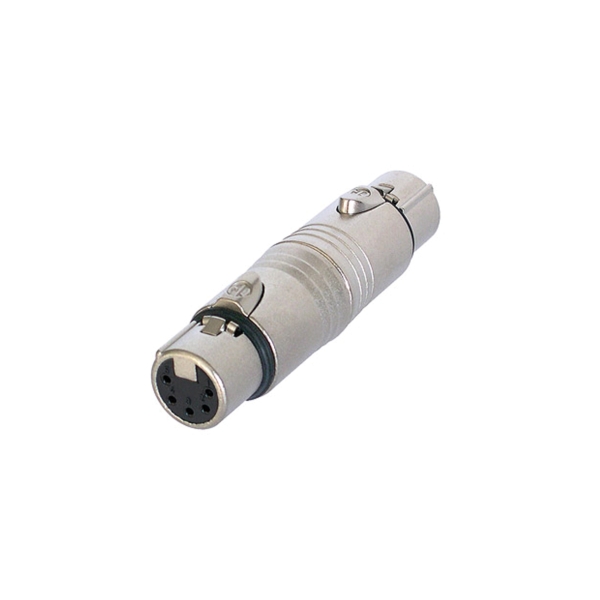 Neutrik NA5FF XLR Adaptor Female to Female 5-Pin