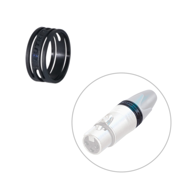 Neutrik XXR-0 Black Colour Coding Ring for XX Series XLR Connectors