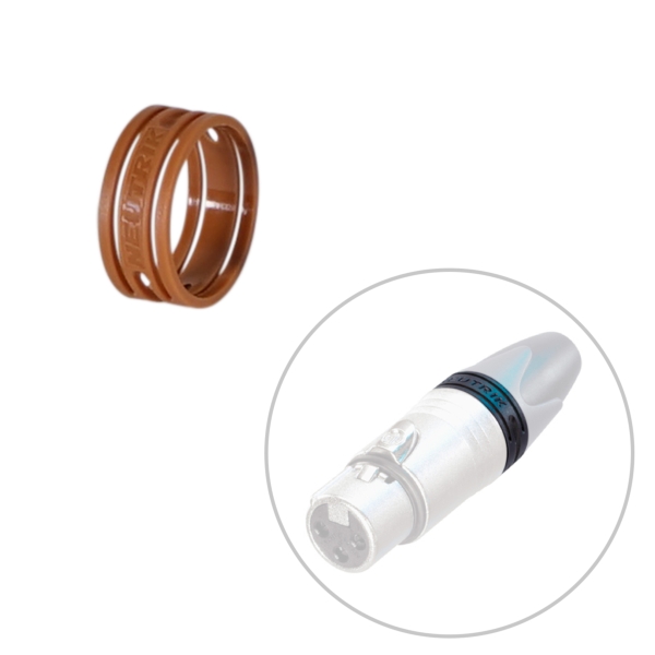 Neutrik XXR-1 Brown Colour Coding Ring for XX Series XLR Connectors