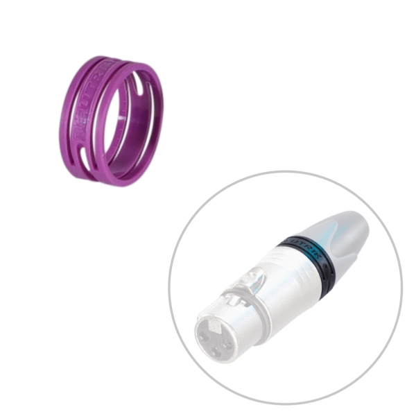 Neutrik XXR-7 Violet Colour Coding Ring for XX Series XLR Connectors