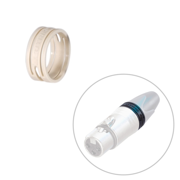 Neutrik XXR-9 White Colour Coding Ring for XX Series XLR Connectors