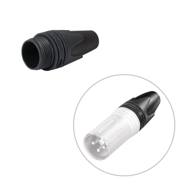 Neutrik BXX-0 Black Colour Coding Ring for XX Series XLR Connectors