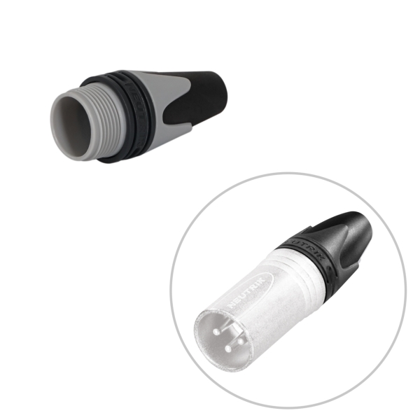 Neutrik BXX-8 Grey Colour Coding Ring for XX Series XLR Connectors