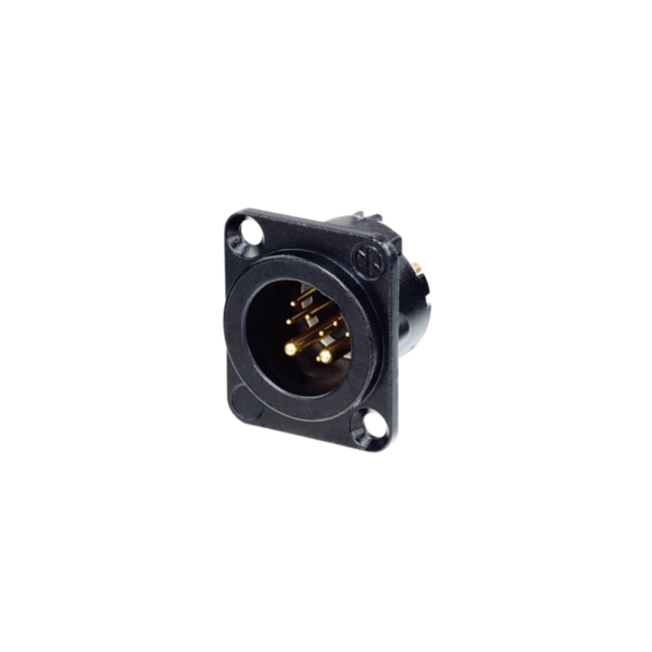 Neutrik NC10MD-LX-B 8+2 Pole Male XLR Chassis Plug