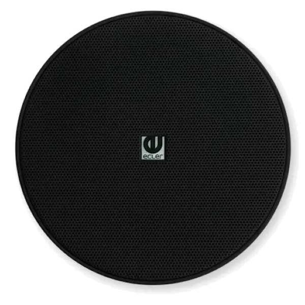 Ecler IC3 3-Inch Ceiling Speaker, 10W @ 8 Ohms or 70V / 100V Line - Black (Pair)