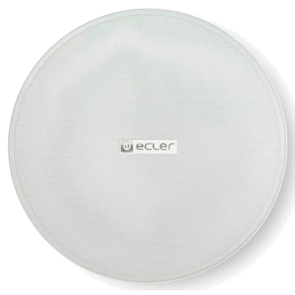 Ecler VIC8 8-Inch 2-Way Ceiling Speaker, 60W @ 8 Ohms or 70V / 100V Line - White (Pair)