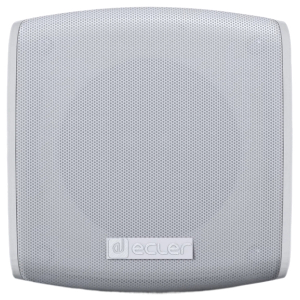 Ecler eMOTUS 3OD 3-Inch IP65 Passive Speaker, 25W @ 8 Ohms or 70V / 100V Line - White (Pair)