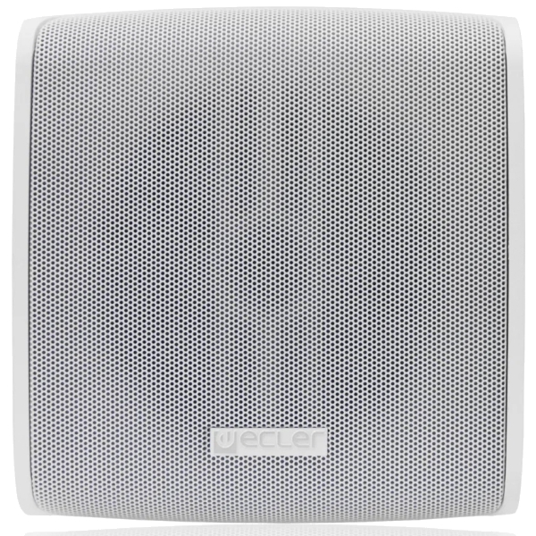 Ecler eMOTUS 5OD 5-Inch IP65 Passive Speaker, 40W @ 8 Ohms or 70V / 100V Line - White (Pair)