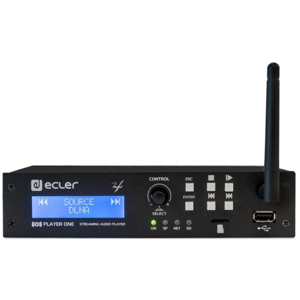 Ecler Player One MicroSD, Streaming And Airplay Media Player