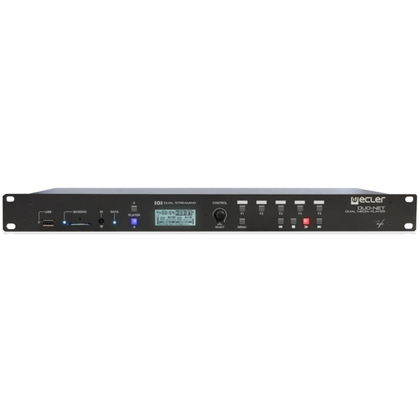 Ecler Duo-Net Player Dual Media Player With Full EclerNet Compatibility