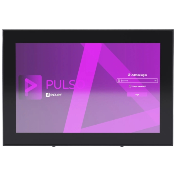 Ecler PULSO-10 10-inch Digital Touch Screen Remote Wall Panel, EclerNet/Plex/HUB/VIDA compatible