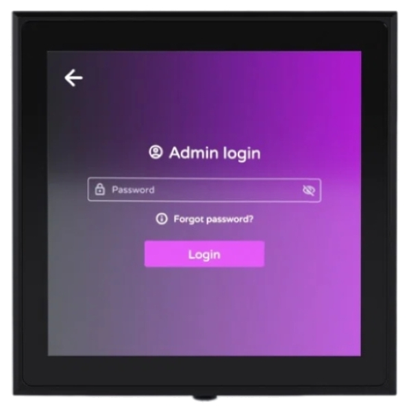 Ecler PULSO-4 4-Inch Digital Touch Screen Remote Wall Panel, EclerNet/Plex/HUB/VIDA Compatible