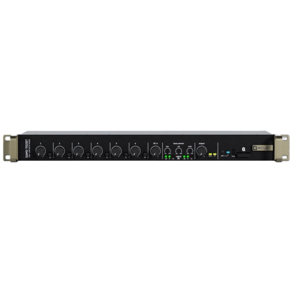 Ecler SAMI-702BT 7-Channel (Mic/Line) Stereo Rack Mixer With Bluetooth