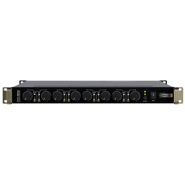 Ecler DARA-8B300 Installation Amplifier with DSP - 8x 300W @ 4 Ohms or 70V / 100V Line