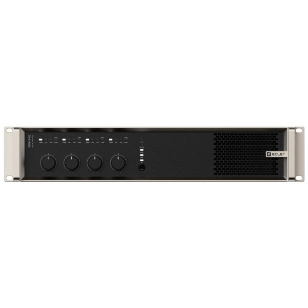 Ecler VIDA-16Q Digital Amplifier with Dante, AES67, DSP and Player - 4x 1600W @ 4 Ohms or 70V / 100V Line