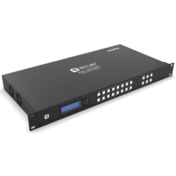 Ecler VEO-MXH88D 8x8 HDMI 2.0 Matrix with Audio De-embedders